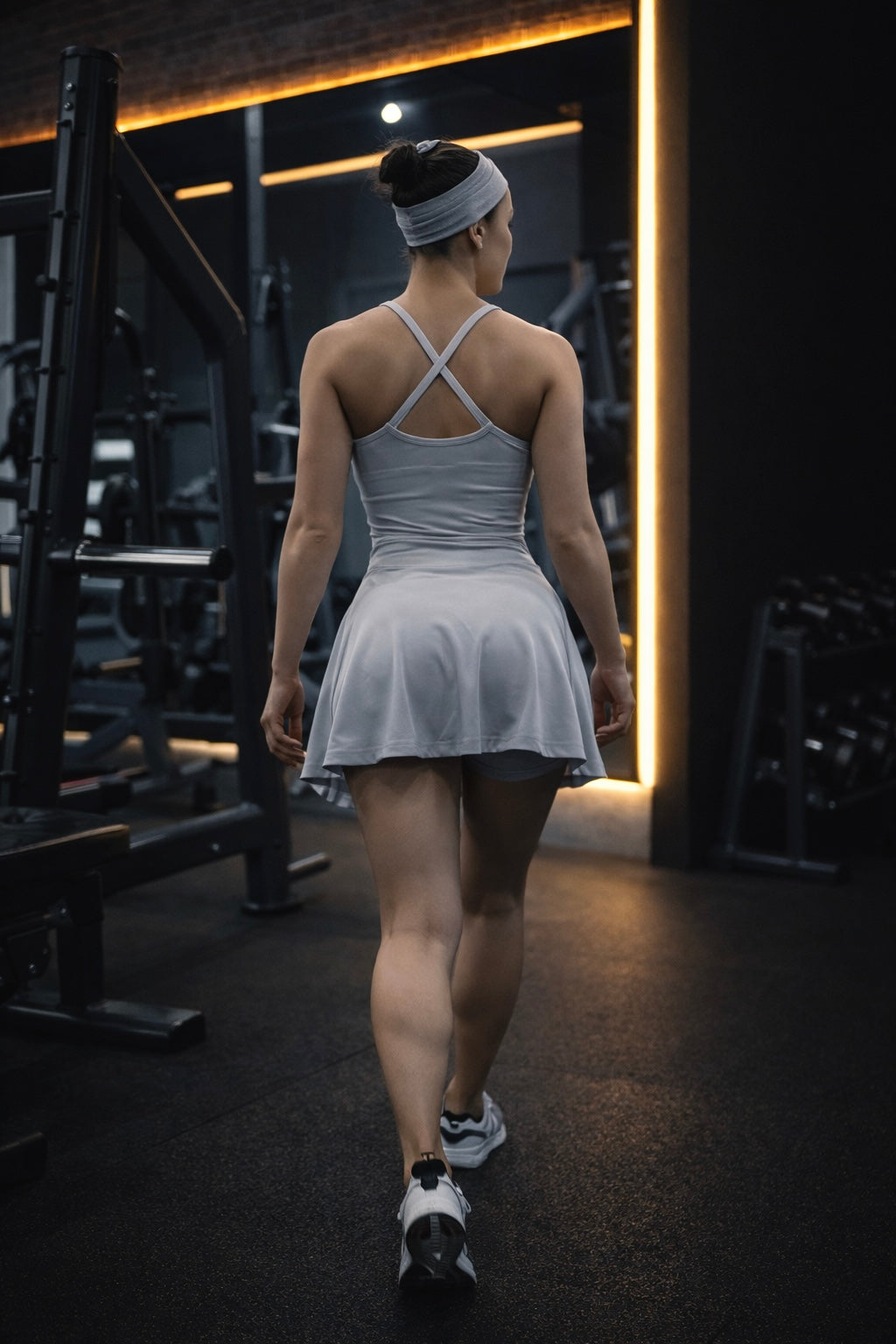 AVA DRESS - Gris claro